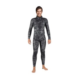 Mares Men's Explorer Camo Black 5mm Neoprene Freediving Spearfishing Wetsuit Pants - Reinforced Knee Pads, Anatomical Design, S6