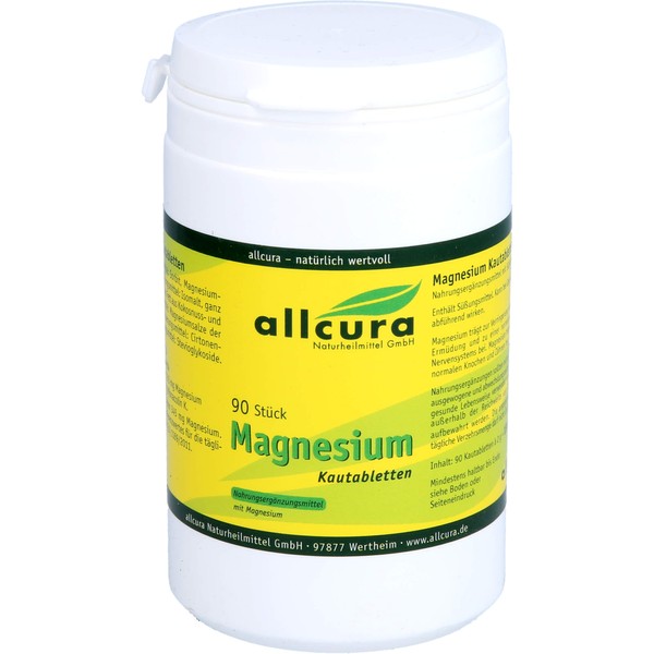 allcura Magnesium 115 mg Kautabletten, 90 pcs. Tablets