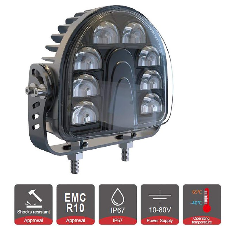 ONERAY Forklift Safety Light Blue Arc LED Warning Light Warehouse