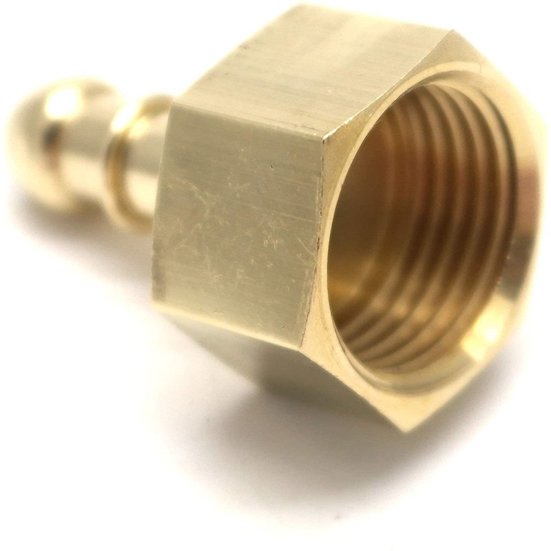 1/2" BSP Female Fitting to LPG Fulham Nozzle to 8mm