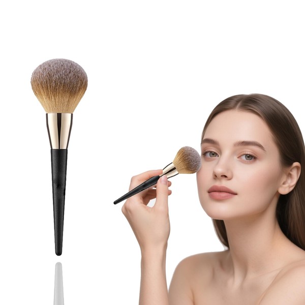 Flomiara Powder Makeup Brush, Powder Foundation Brush Setting, Buffing, Blending,