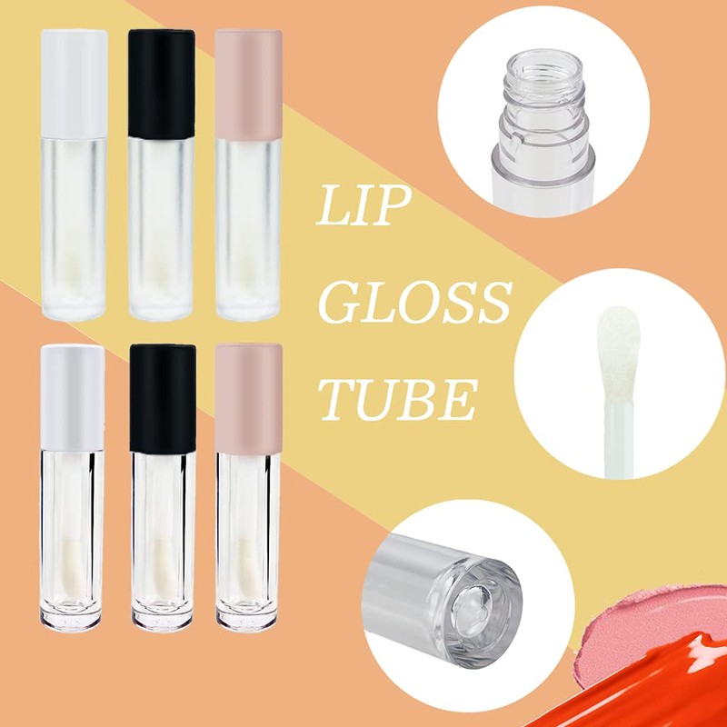 COSIDEA 24 tubos vacíos de 5 ml para brillo de