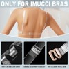iMucci Clear Bra Straps 3 Pairs Invisible Transparent Shoulder Bra