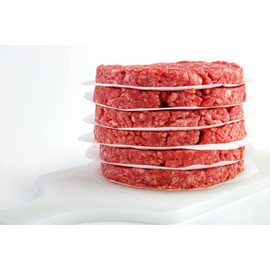 Pridimex Premium 500 Sheets Non-Stick Burger Paper 11 cm Baking Paper Release Paper for Patties BBQ Accessories Parchment Paper Cheeseburger Nonstick for Delicious Burger Cakes (Paper, 11 cm)