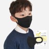 [Premium] Black 50 Sheets Sinotex Easy Breathing Mask, Black Medium