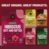 FGO Organic Hibiscus Flowers, Cut and Sifted, 16oz Bulk Resealable