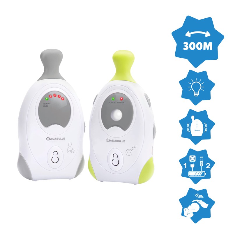 Badabulle B014010 Babyphone Online 300m+, weiß