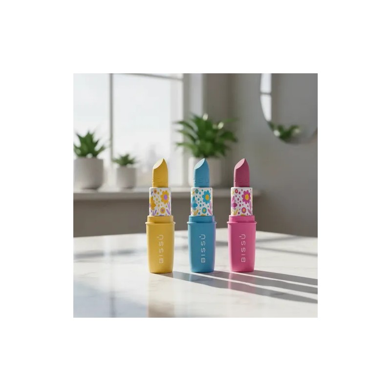 Kit 3pz Labial Mágico Bissu Varios Tonos Original