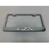 License Plate Frame Shop 1x GTS 3D Emblem BLACK Stainless