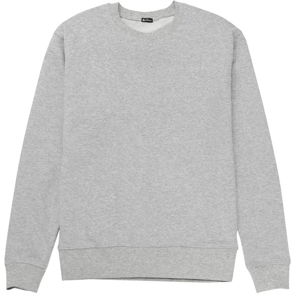 Lad Weather Sweatshirts for Men and Women, Made of 100% Cotton, Long Lasting and Comfortable, Natural Material for Sensitive Skin, 8.4 oz, Thin, heather gray