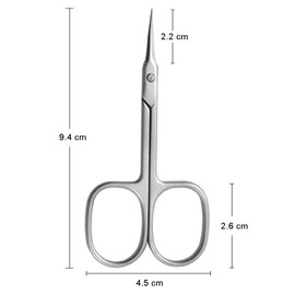 Longivia® Cuticle Scissors Extra Fine 1.5 mm Stainless Steel Cuticle Scissors for Manicure or Pedicure Cuticle Scissors Sharp Cuticle Nail Scissors Silhouette Scissors Skin and Nail Fingernail