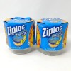 Ziploc 2 pack 3 Pack Small Round Ziploc Twist n