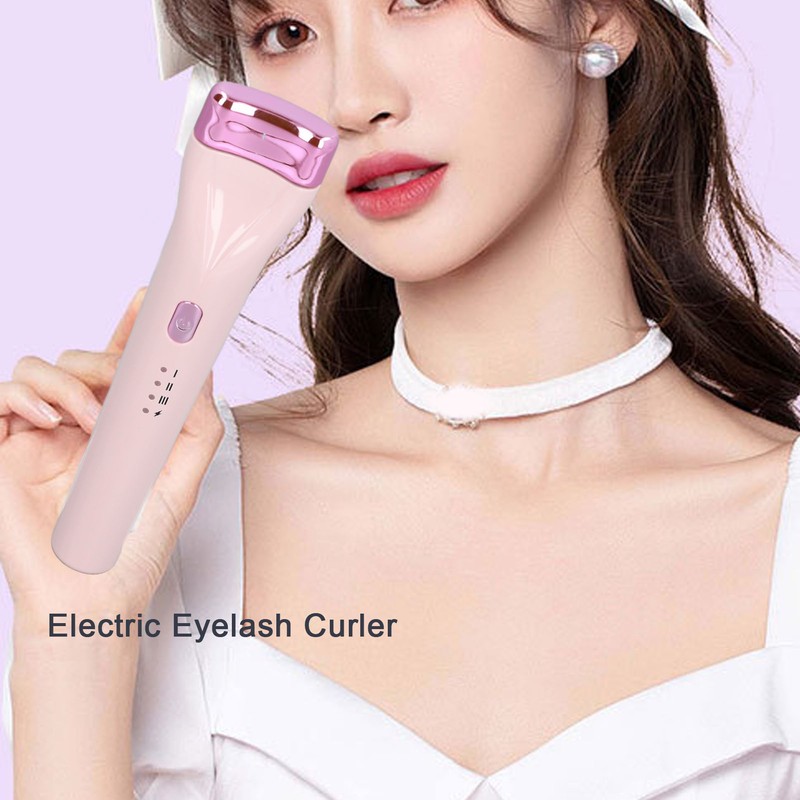 Electric Eyelash Curler 360 Deg Push Up 3 Level Temp