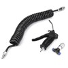 Black Air Duster Gun Pneumatic Wind Blowing Kit Set with
