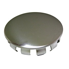 Plumb Pak PP21522 Snap-in Faucet Hole Cover, 1-1/2 in Od, Stainless Steel