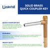 Underhill Quick Coupler Key Tool for Coupler Valve, 1-Inch MPT