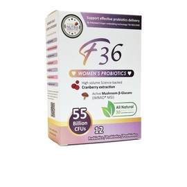 Probiotics for Women 55 Billion CFU – Vaginal & Digestive Health, Immune Support, Sleep & PH Balance – with Cranberry, β-Glucan, Prebiotics & Postbiotics – Once Daily Capsule - 30 Capsules Pack
