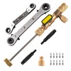 jiouxip Valve Core Remover Installer Tool and HVAC Service Wrench