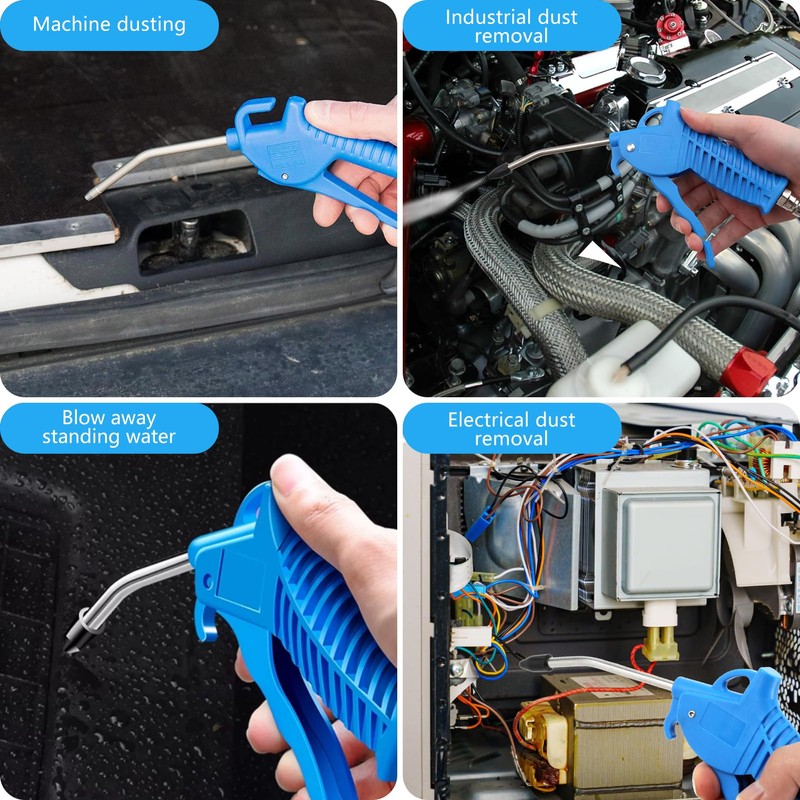 Compressed Air Gun and Blow Gun Set - Versatile Air