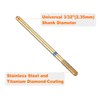 sourcing map 8pcs 120-140 Grits Diamond Grinding Bit 2.5mm Cylindrical
