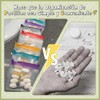 Georgex Organizadoras Medicamentos Piezas Bolsas Pastillas Viajes Bloqueo Deslizante Transparentes