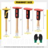 Mardatt 5Pcs Heavy Duty Masonry Chisel Set with Hand Guard