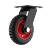 Houseables Swivel Heavy Duty Caster Wheel, Industrial Casters, 6 Inch,