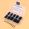 Tornillos Autorroscantes M3, Acero Inoxidable Negro de 450 Piezas M3