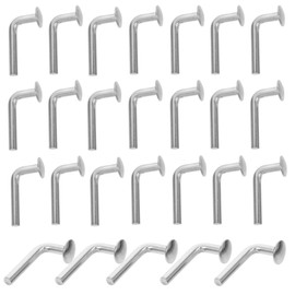 Ai-OUMLEEF Pallet Rack Drop Pin, 100pcs Universal Pallet Rack Drop Pin,Pallet Rack Safety Bolts, for DIY Shelving Projects J Bolts for Secure Rack Assembly(M5)