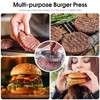 NIUAWASA Round Hamburger Press Patty Maker Aluminum Alloy Smash Burger