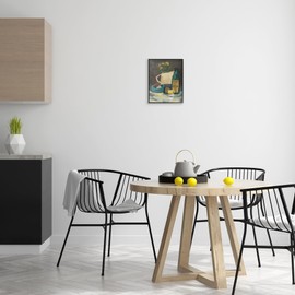 Stupell Industries Impression of Still Life Framed Giclee Wall Art Design by June Erica Vess, Black Framed, 11 x 14