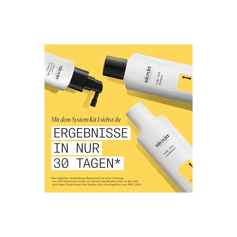 Nioxin Scalp + Hair Thickening System 1 - Haarpflege für