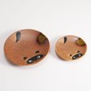 Fukubeya Mino Ware Raccoon Plates, Set of 4, Made in