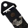 Qicarkey Black Ancient Japan Ancient Elements Tow Strap Carp Tow