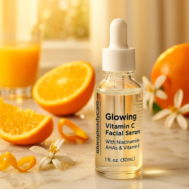 Global Beauty Care Vitamin C Facial Serum – Niacinamide, AHA
