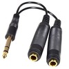 OmniaLaser 6.3 Jack Splitter Cable 6.3mm Jack to 6.30mm Stereo