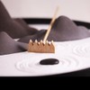 Mini Wooden Sand Rake Sand Pan Rake for Small Rock