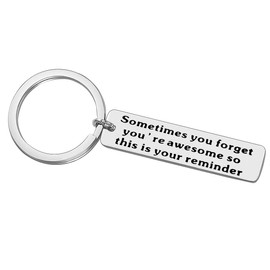 Vadaka Encouragement Gift Keyring Inspirational Keyring Graduation Gift for Her Teens Him Family Keyring for Son Daughter Girls Boys Christmas Birthday Gifts for Best Friend