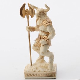 Veronese Design Greek Gods Miniature Figurine (Minotaur, Multicolor)