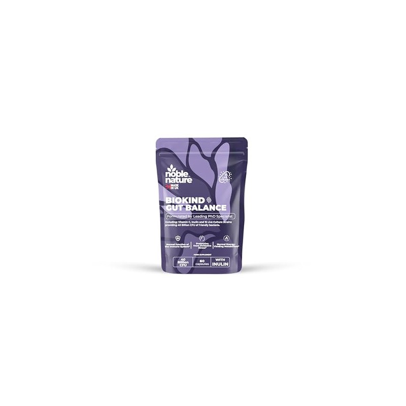 Noble Nature Biokind Gut Balance – 40 Billion CFU Friendly