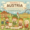 Vacation in AUSTRIA: A Cute and Cozy Coloring Journey Through