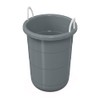 Life Story 8 Pack Open Storage Bucket, Round Plastic Container