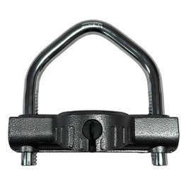 Trimax - UMAX 50D - Trailer Lock for Hitch, Dual Purpose Transforms to U Lock - Trailer Hitch Lock for 1-7/8" - 2-5/16" Couplers, All Coupler Types