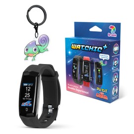 Brook Pocket Auto Catch Watchic Plus with Keychain - Dual Accounts Auto Catcher, IPX7 Waterproof, 0.96-inch Color Display, for Pokemon Go go Catcher Accessory [Exclusive Version] (Black)