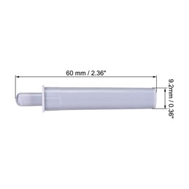 sourcing map Damper Buffers Soft Quiet Close for Cabinet Door Drawer Gray 5pcs