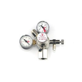 Hiwi Pressure Reducer CO2 Reusable Fixed Adaptor e.g. for Sodastream Cylinder or similar.