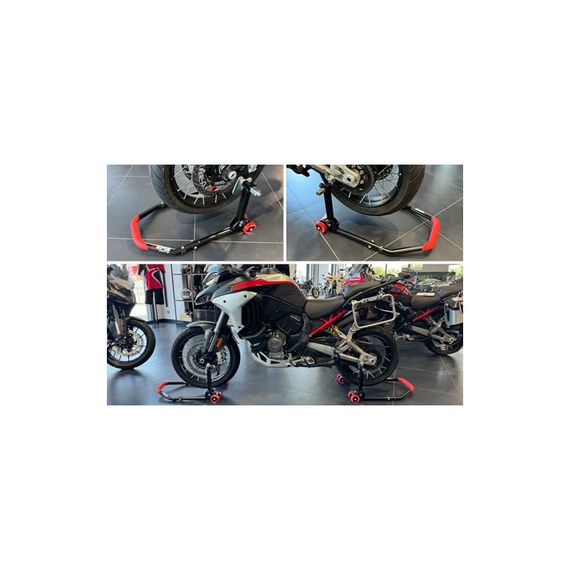 SEFIS D18 Motorcycle Stand Set M8 Prism Bushings Front and