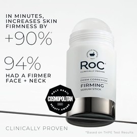 RoC Derm Correxion Retinol suero reafirmante en barra con antioxidantes para apretar visiblemente y reafirmar arrugas y líneas de risa para hombres y 