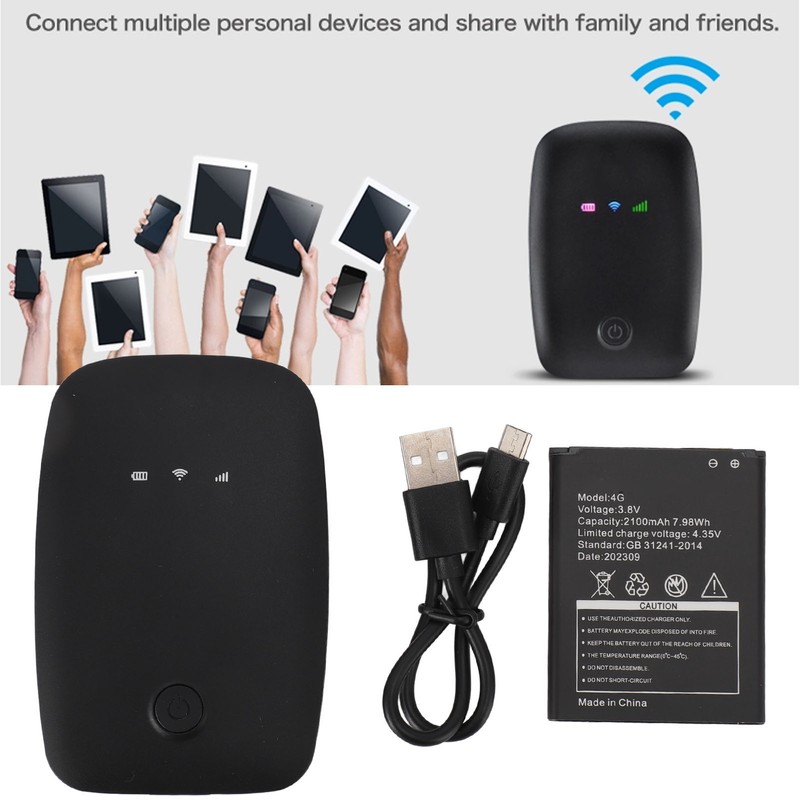 4G LTE Portable WiFi Wireless Router USB Powered 150Mbps High