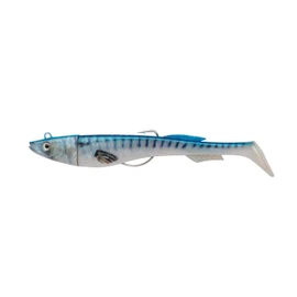Berkley PowerBait® Power® Sardine; Weedless Soft Plastic Lure for Saltwater Fish Anglers; Scented Swimbait for Seabass; Boat & Shore Fishing with Flashing Action & Spare Bodies, 9cm, Kaki